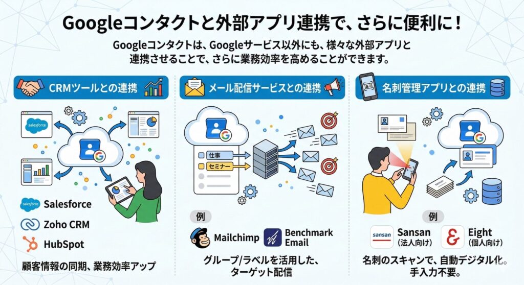 他のアプリと連携してさらに便利に!