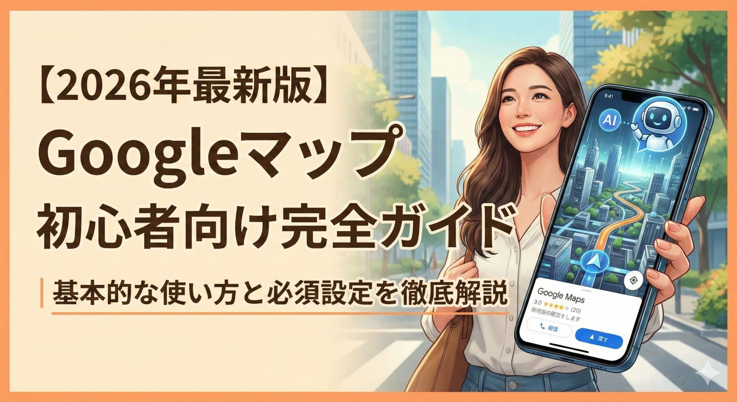 Googleマップ初心者ガイド