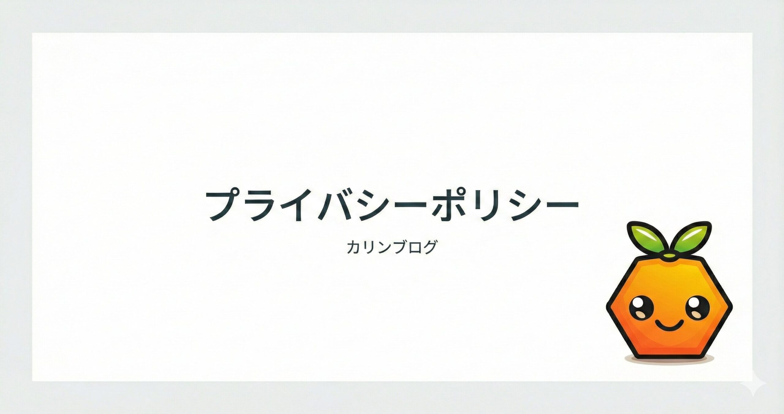 プライバシーポリシー