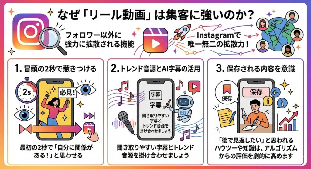 なぜ「リール動画」は集客に強いのか?