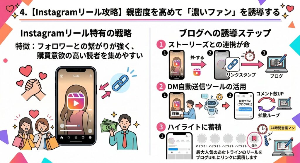 Instagramリール攻略】親密度を高めて「濃いファン」を誘導する
