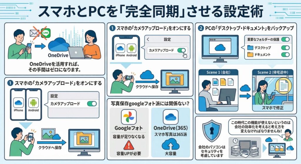 スマホとPCを「完全同期」させる設定術